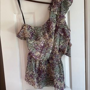 Bebe One Shoulder Blouse